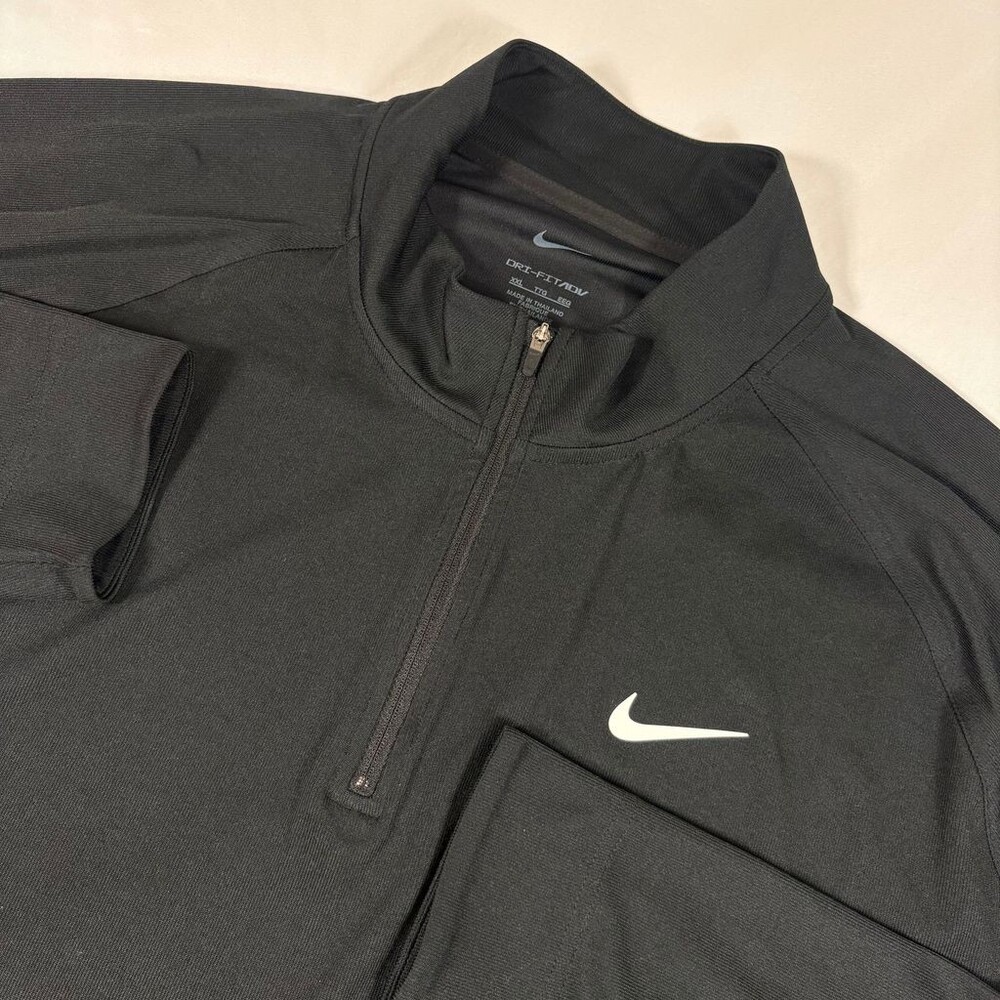 Nike Black 1/2-Zip Pullover Men's Size XXL Dri-FIT ADV FD5833-010 Golf Stretch